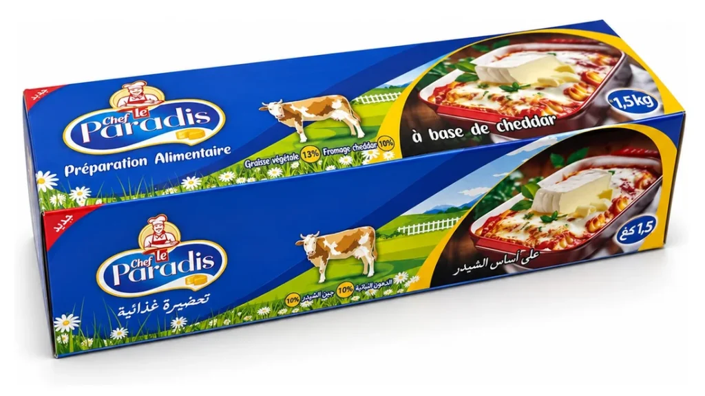 Préparation au cheddar